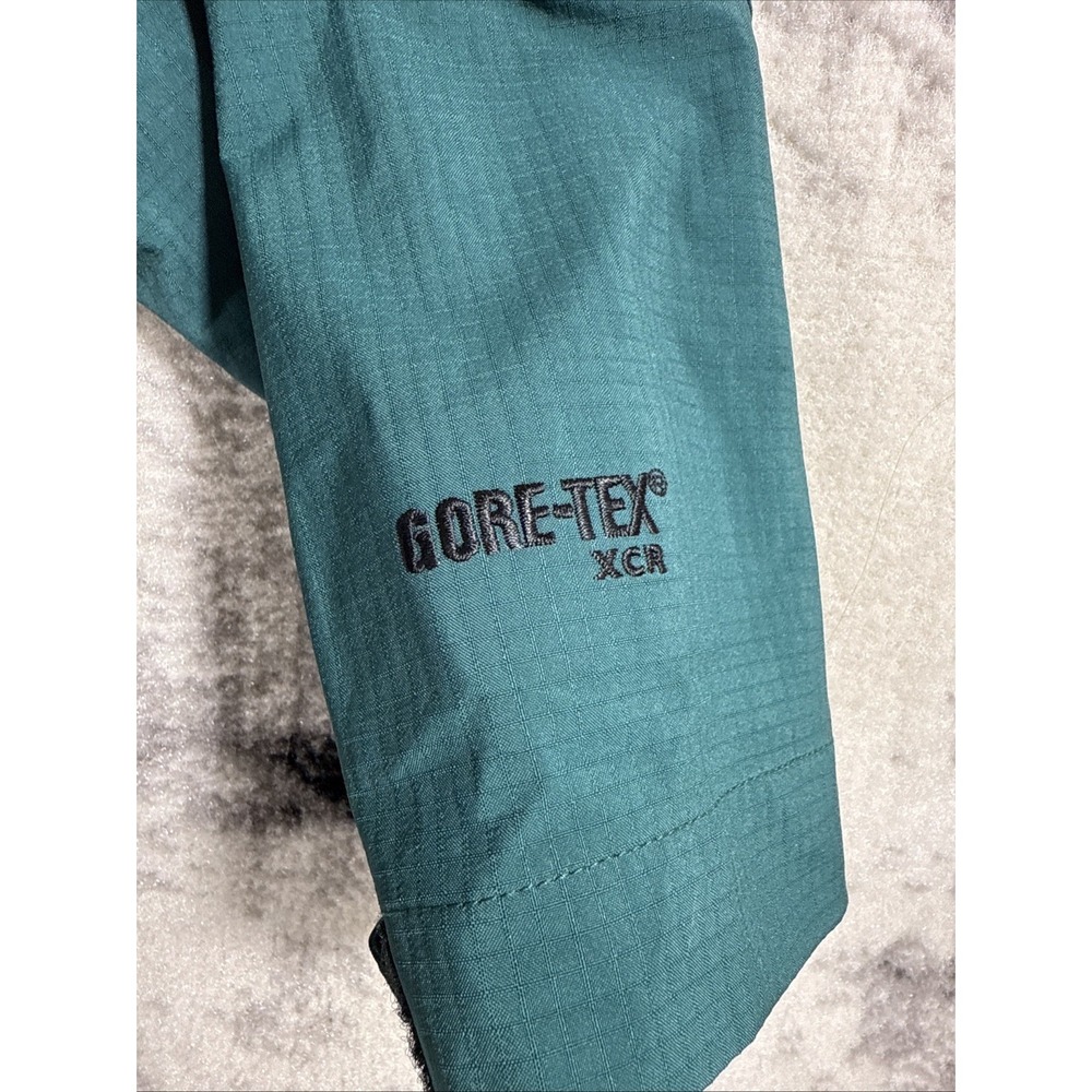 LL Bean All Conditions Jacket Mens Large Blue Green Goretex Outdoors Full Zip - Picture 7 of 13